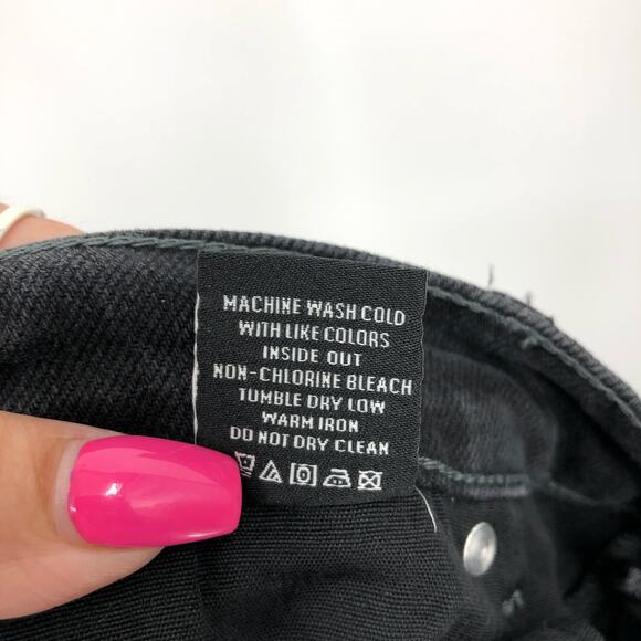 RAILS Womens The Topanga Straight Leg Jeans 31 US 12 Black Stretch High Rise NWT - Picture 10 of 10